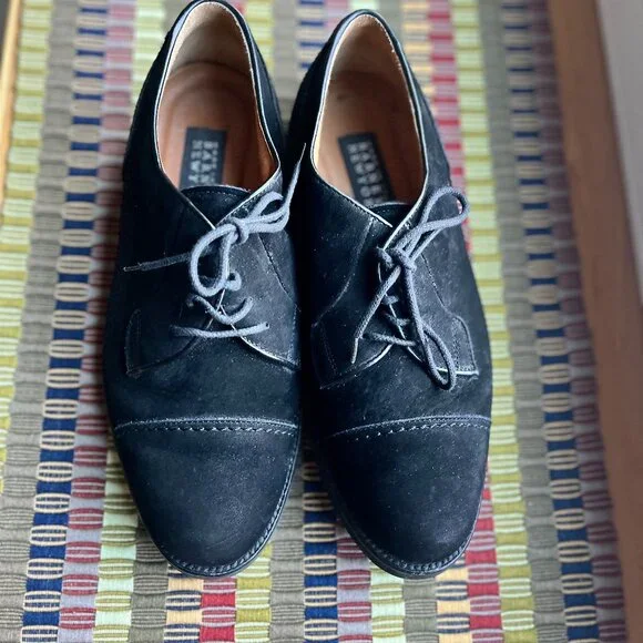 Barneys New York | Shoes | Italian Black Suede Mens Dress  display picture 2